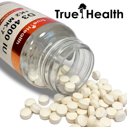 suplementacja witaminą D3 i K2 w tabletkach TrueHealth